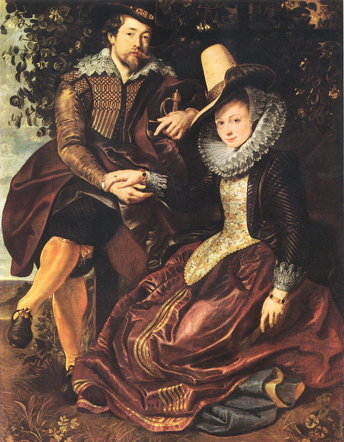 Self-Portrait with Isabella Brant by Peter Paul Rubens, 1609